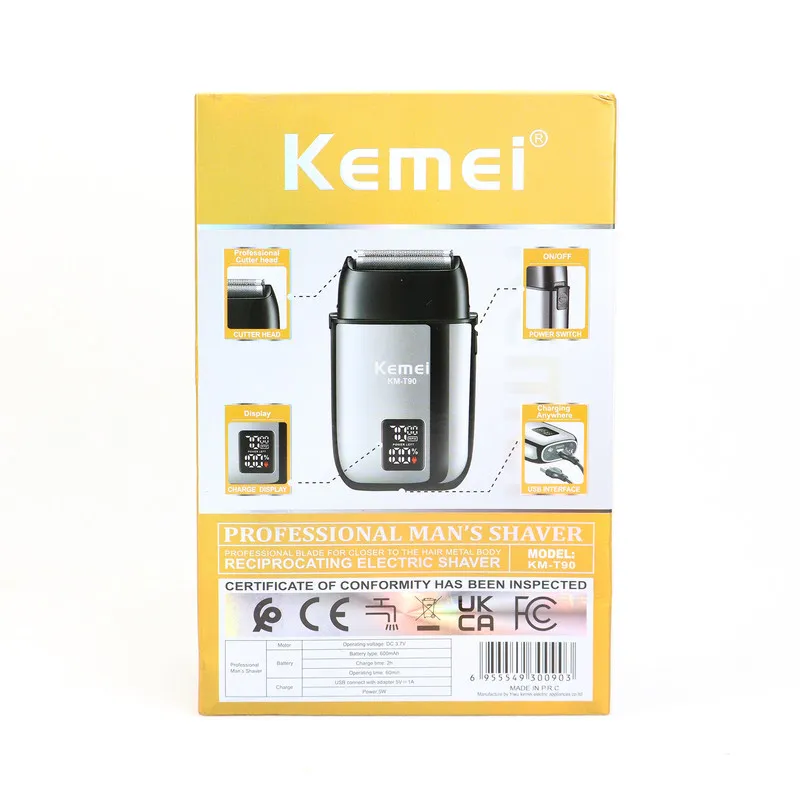 ماشین اصلاح موی صورت شارژی کیمی مدل KM-T90 - تصویر 5