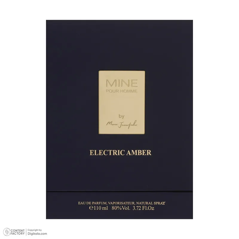 ادو پرفیوم مردانه مارک ژوزف مدل electric amber با رایحه خنک حجم 110 میلی لیتر - تصویر 4