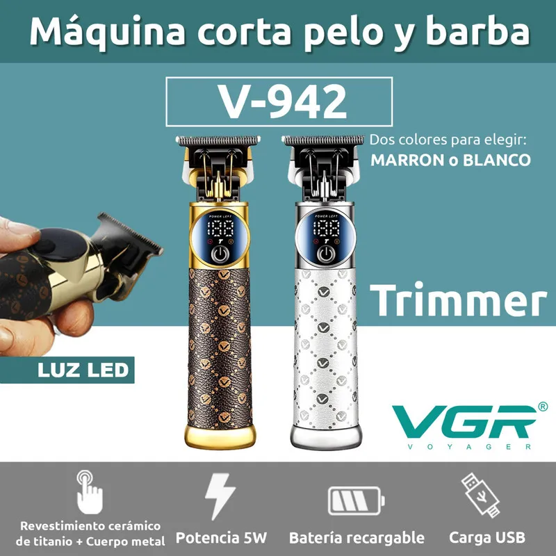 ماشین اصلاح موی سر و صورت وی جی ار مدل v-942 - تصویر 3