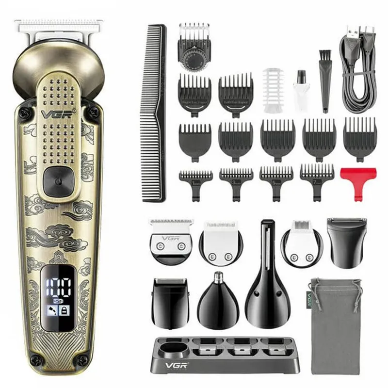 ماشین اصلاح موی سر و صورت وی جی ار مدل V-103 - تصویر 4