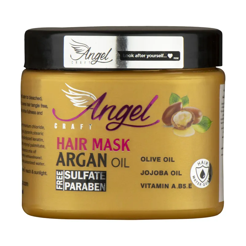 ماسک مو انجل کرفت مدل کراتین و آرگان حجم 500 میلی لیتر مجموعه 2 عددی - تصویر 2