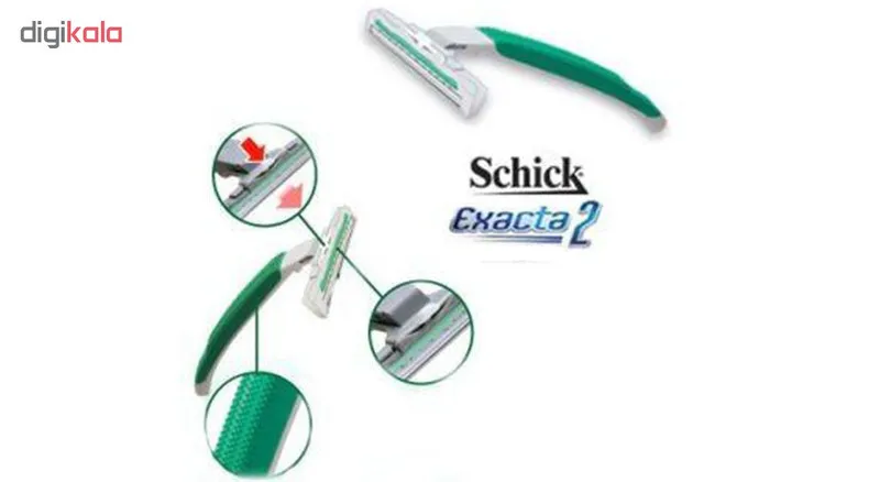 خودتراش شیک مدل Exacta 2 Sensitive بسته 1 عددی - تصویر 5