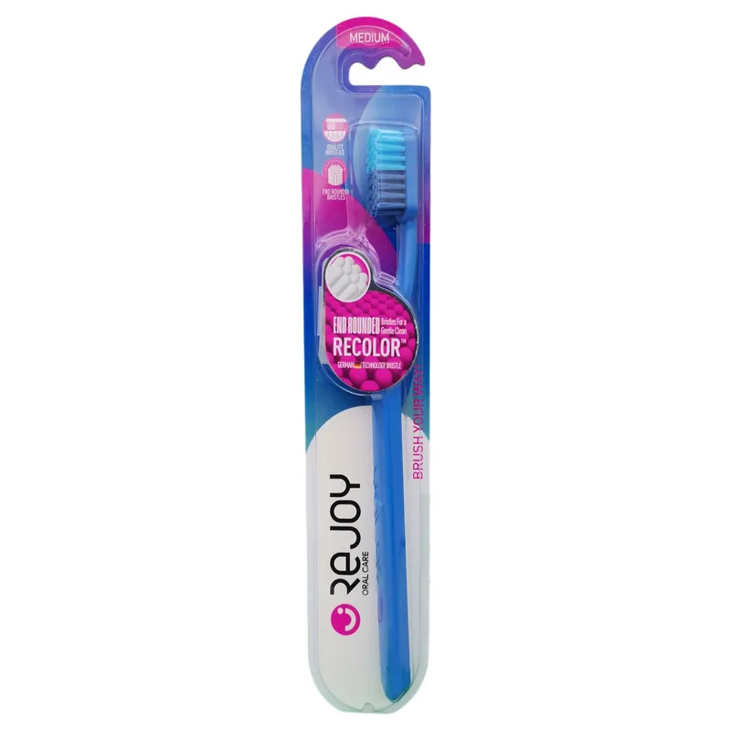 مسواک ریجوی مدل ری کالر با برس متوسط بسته 6 عددی - تصویر 5