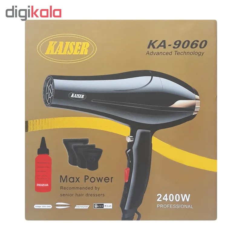 سشوار حرفه ای کایزر مدل KA-9060 - تصویر 5