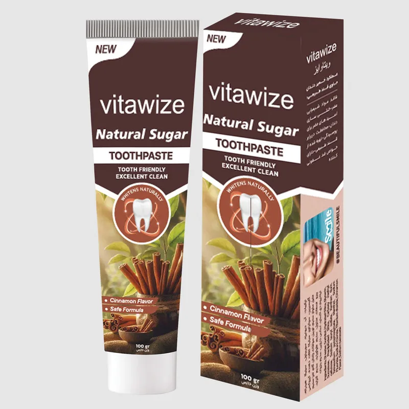 خمیر دندان ویتاوایز مدل Natural Sugar وزن 100 گرم - تصویر 3