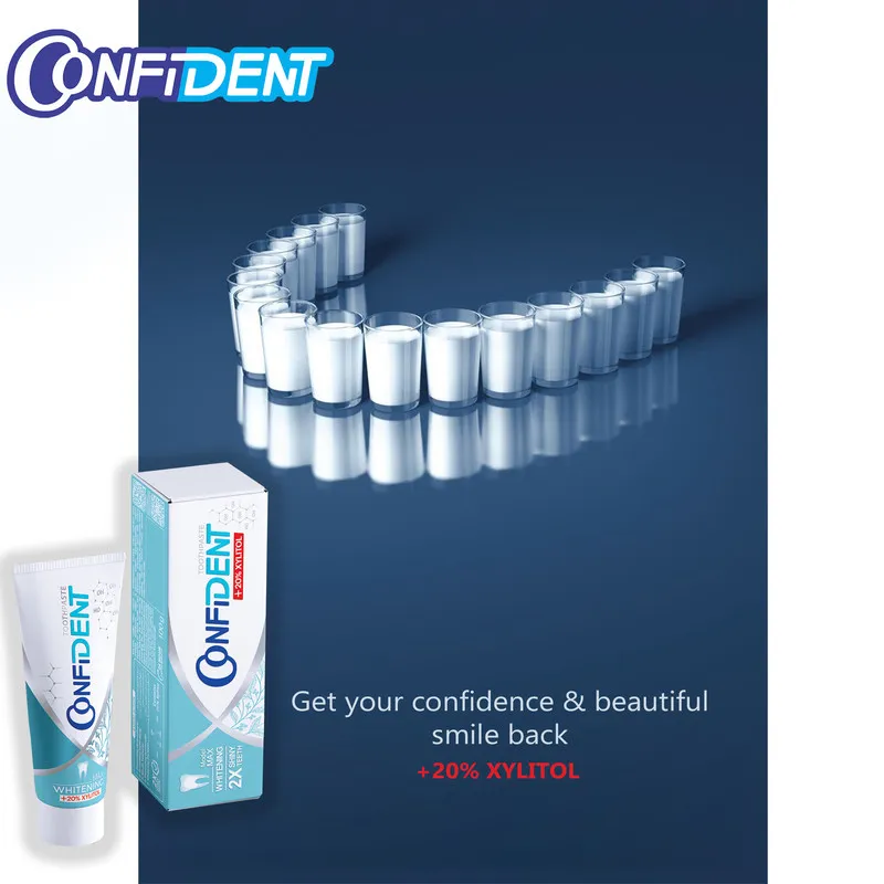 خمیر دندان کانفیدنت مدل Whitening-Max حجم 100 گرم - تصویر 2