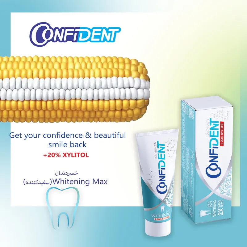 خمیر دندان کانفیدنت مدل Whitening-Max حجم 100 گرم - تصویر 3