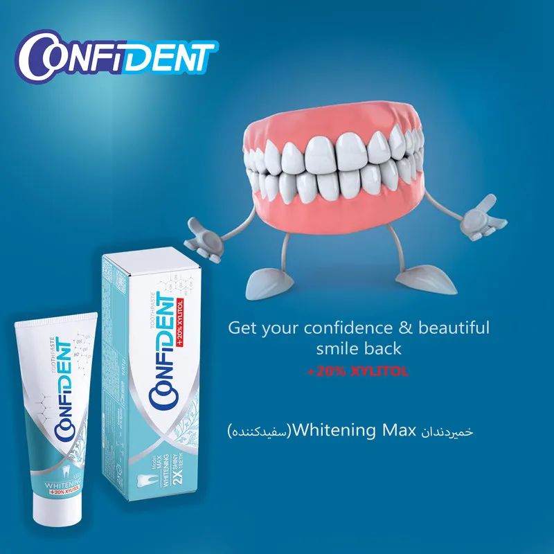 خمیر دندان کانفیدنت مدل Whitening-Max حجم 100 گرم - تصویر 4