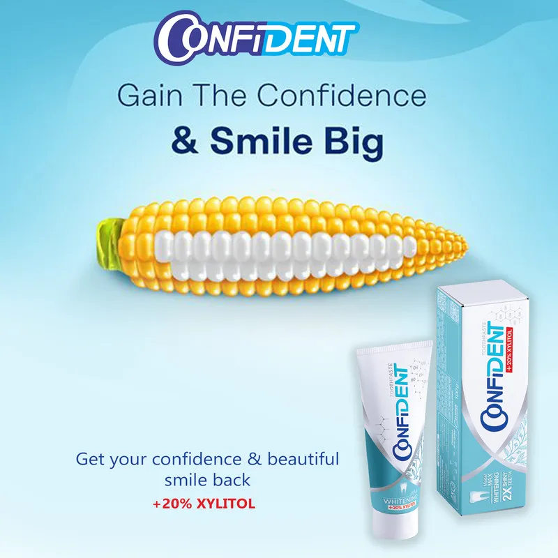 خمیر دندان کانفیدنت مدل Whitening-Max حجم 100 گرم - تصویر 5