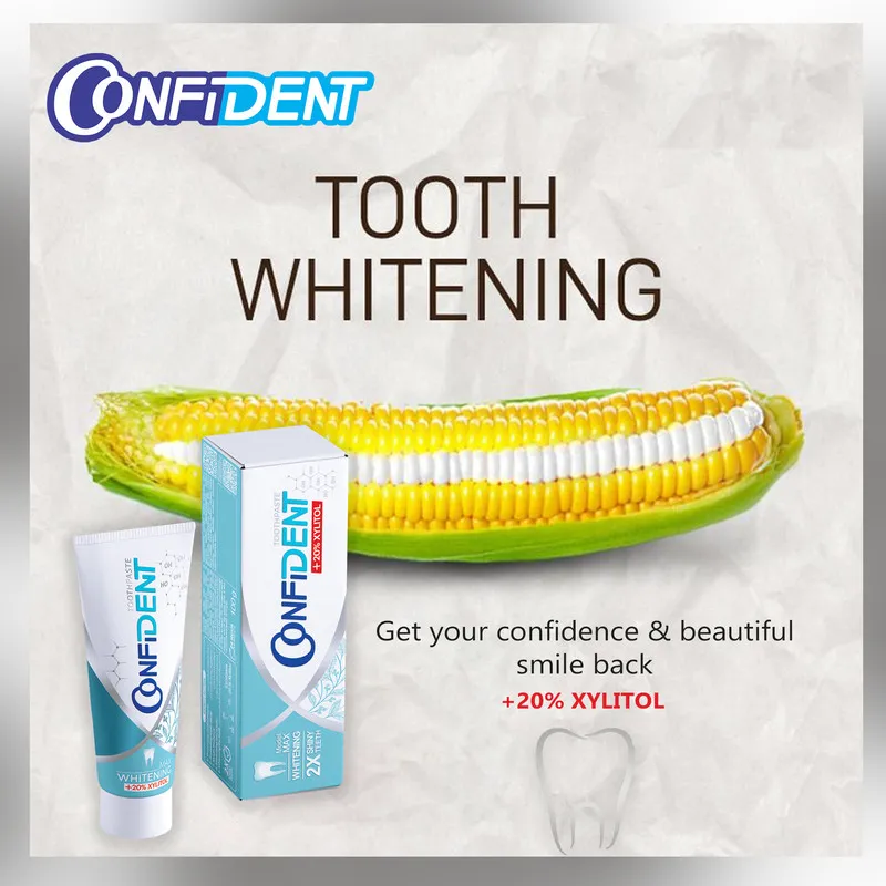 خمیر دندان کانفیدنت مدل Whitening-Max حجم 100 گرم - تصویر 6