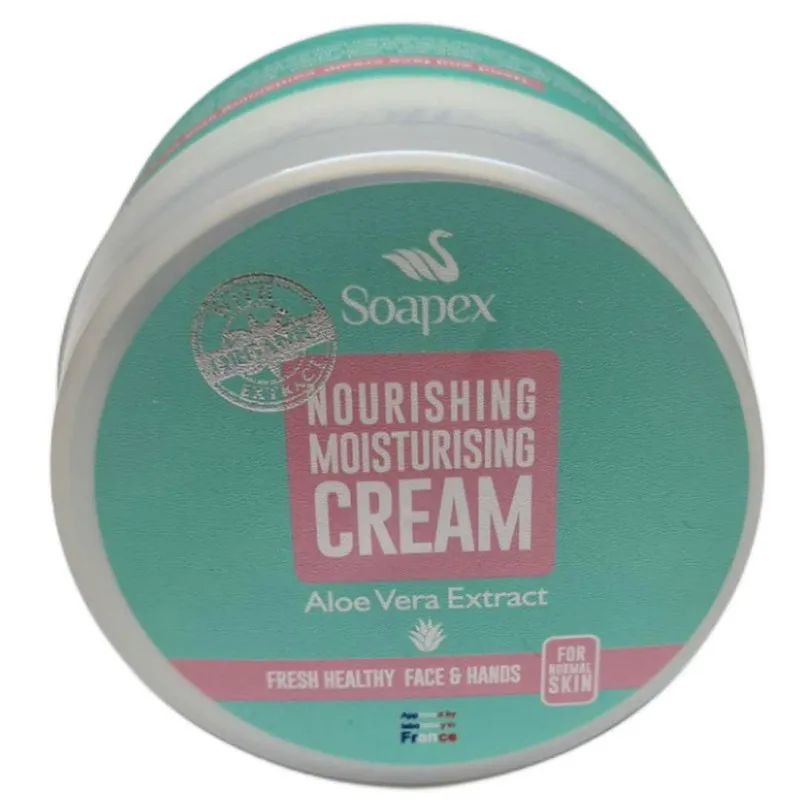 کرم مرطوب کننده و آبرسان دست و صورت سوپکس مدل aloe vera مناسب انواع پوست حجم 90 میلی لیتر - تصویر 3