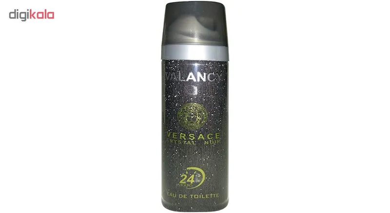اسپری خوشبو کننده بدن زنانه والانسی مدل Versace Crystal Noir حجم 200 میلی لیتر - تصویر 2