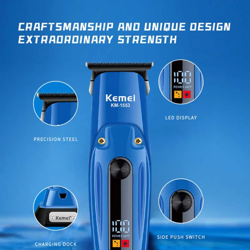 ماشین اصلاح موی سر و صورت کیمی مدل km-1553 - تصویر 6