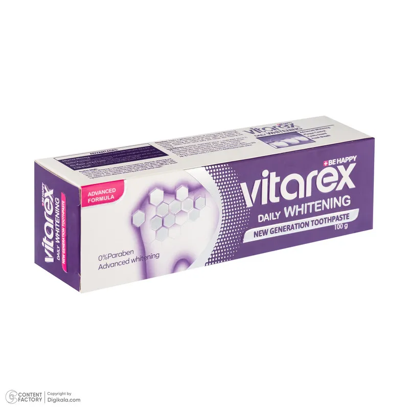 خمیر دندان ویتارکس مدل Daily Whitening وزن 100 گرم - تصویر 2