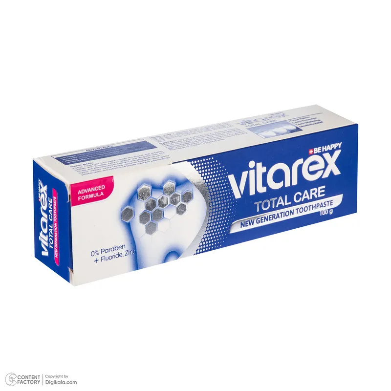 خمیر دندان ویتارکس مدل Total Care وزن 100 گرم - تصویر 2
