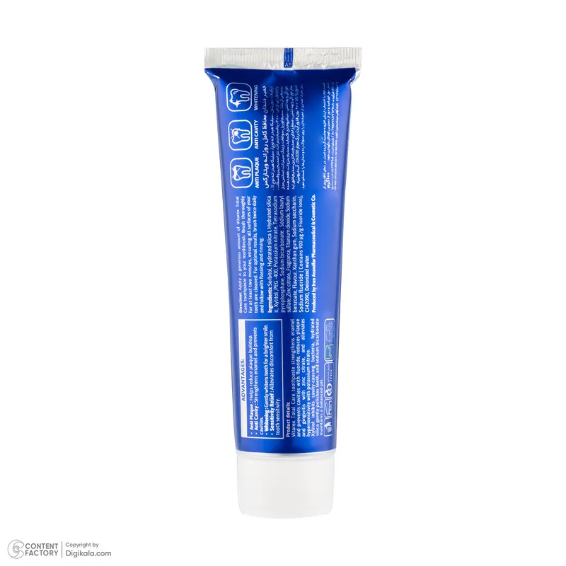 خمیر دندان ویتارکس مدل Total Care وزن 100 گرم - تصویر 4