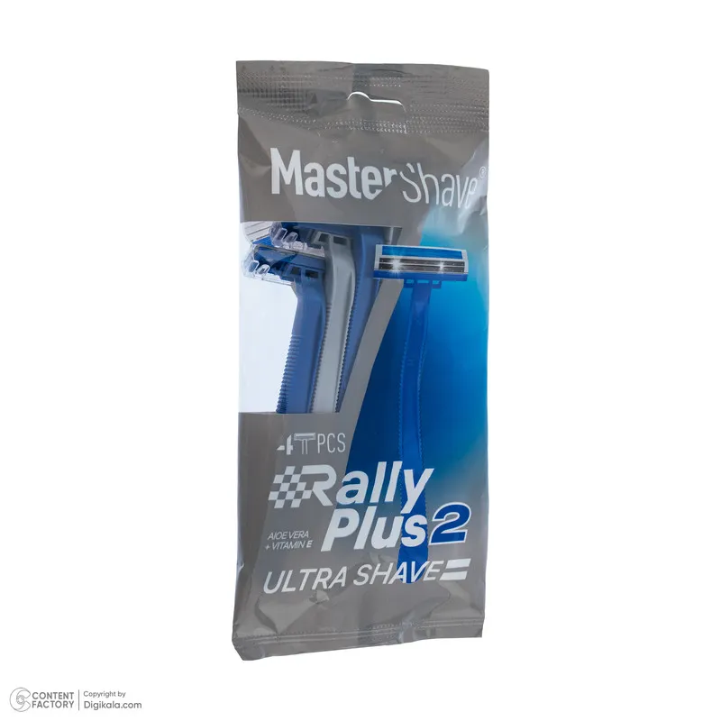 خود تراش مستر شیو مدل Rally Plus2 بسته 4 عددی - تصویر 6