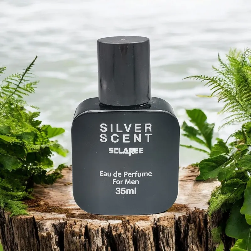 عطر جیبی مردانه اسکلاره مدل Silver scent حجم 35 میلی لیتر - تصویر 2