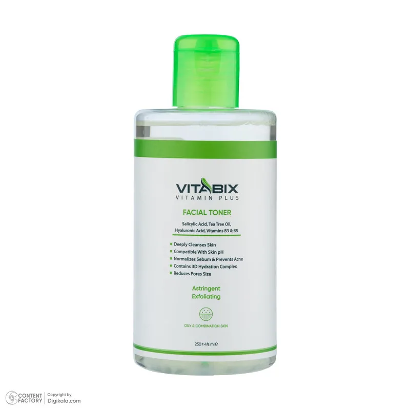 تونر پوست ویتابیکس مدل Astringent حجم 250 میلی لیتر - تصویر 2