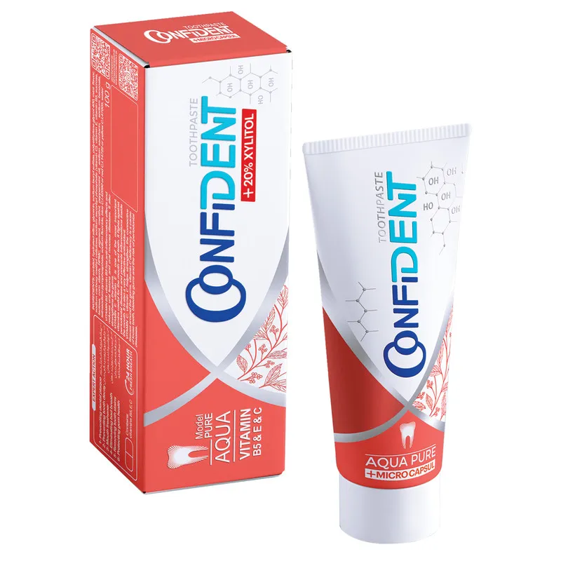 خمیر دندان کانفیدنت مدل Aqua Pure حجم 100 میلی لیتر