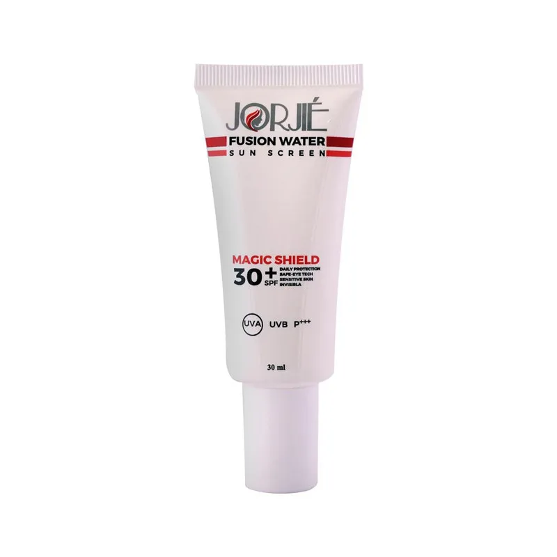 فلوئید ضد آفتاب بدون رنگ ژرژیه SPF30+ محافظ UVA ،UVB و PA+++، ضد جوش، ضد چروک و ضد پیری، مناسب انواع پوست‌ حجم 30 میلی‌لیتر