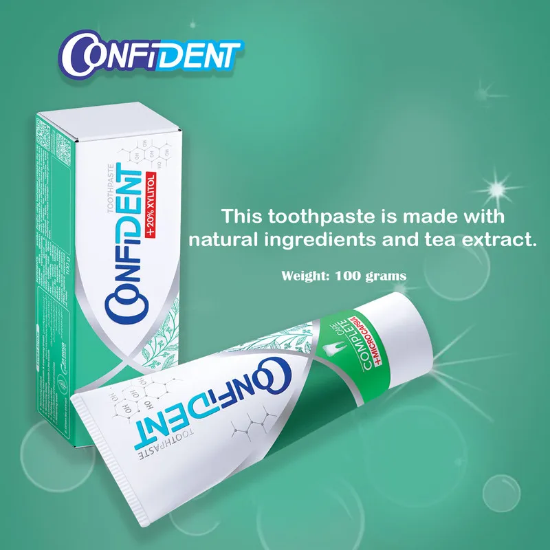 خمیر دندان کانفیدنت مدل Complete Care حجم 100 میلی لیتر مجموعه 2 عددی - تصویر 2