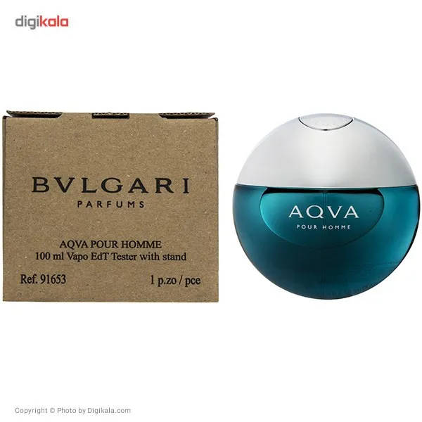 تستر ادو تویلت مردانه بولگاری مدل Aqva Pour Homme حجم 100 میلی لیتر - تصویر 3