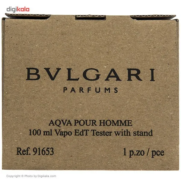 تستر ادو تویلت مردانه بولگاری مدل Aqva Pour Homme حجم 100 میلی لیتر - تصویر 5