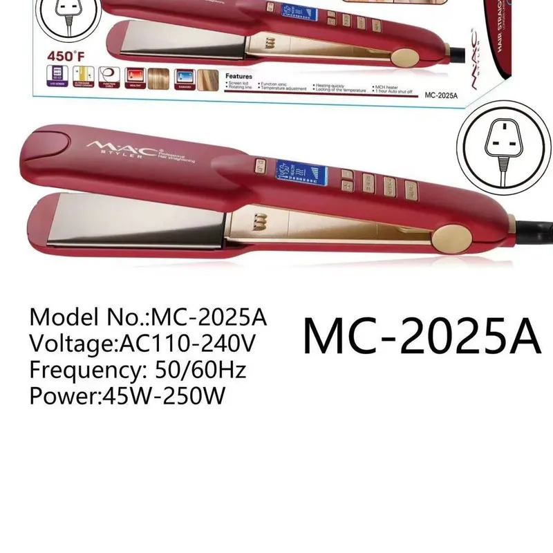 اتو و حالت دهنده ی مو مک استایلر مدل mc-2025A - تصویر 3