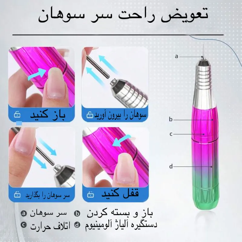 سوهان برقی مدل XSUV-704 - تصویر 6