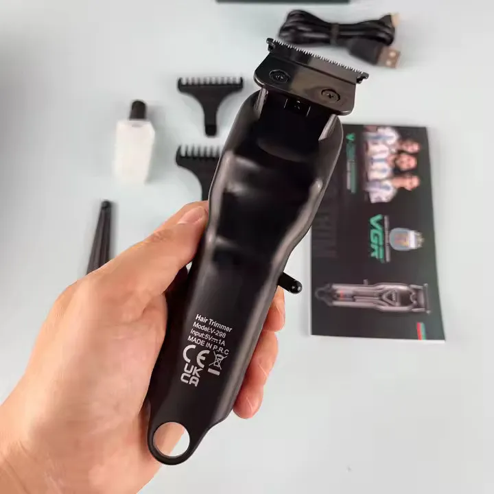 ماشین اصلاح موی سر و صورت شارژی وی جی ار مدل v-298 - تصویر 4