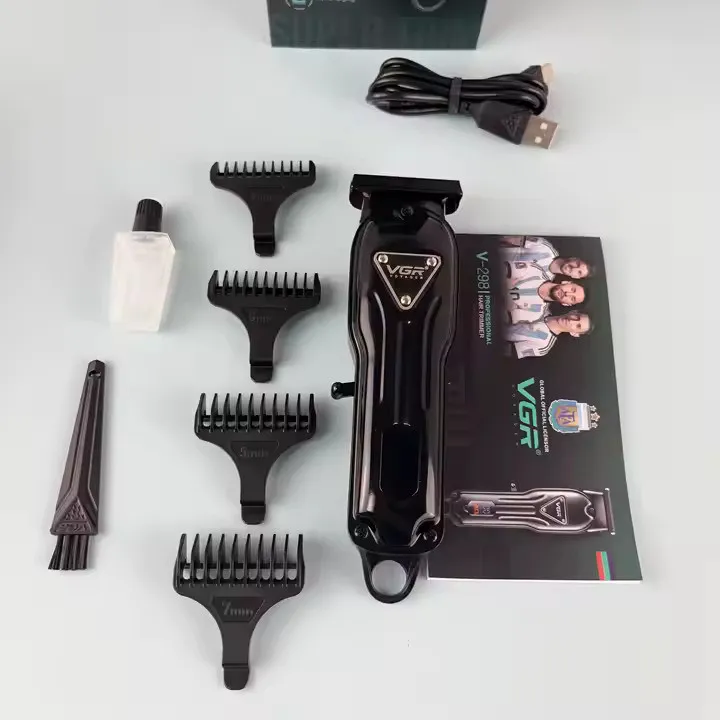 ماشین اصلاح موی سر و صورت شارژی وی جی ار مدل v-298 - تصویر 5
