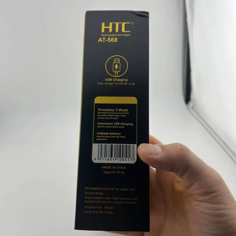 ماشین اصلاح موی سر و صورت شارژی اچ تی سی مدل AT-568 - تصویر 6