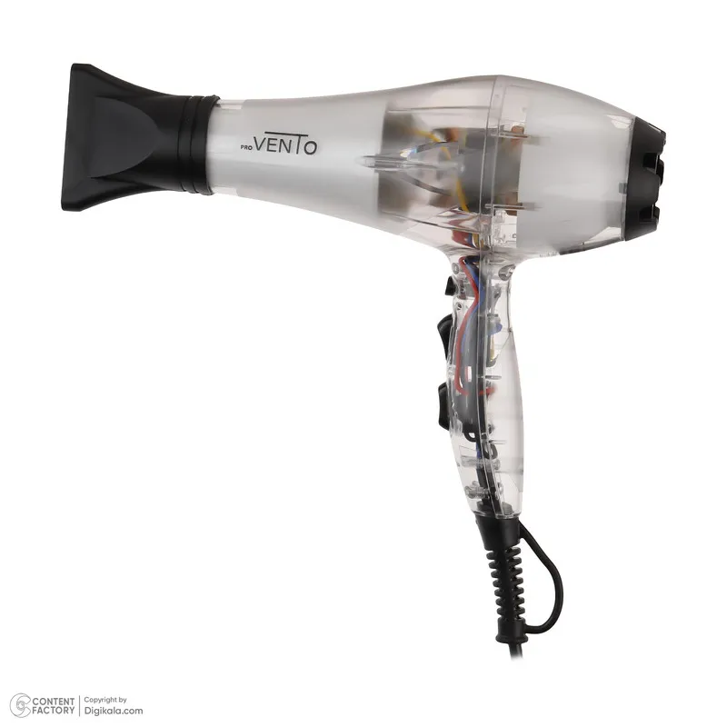 سشوار حرفه ای 2500 وات پروونتو مدل Turbo2500 - تصویر 2