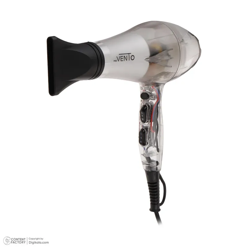 سشوار حرفه ای 2500 وات پروونتو مدل Turbo2500 - تصویر 3