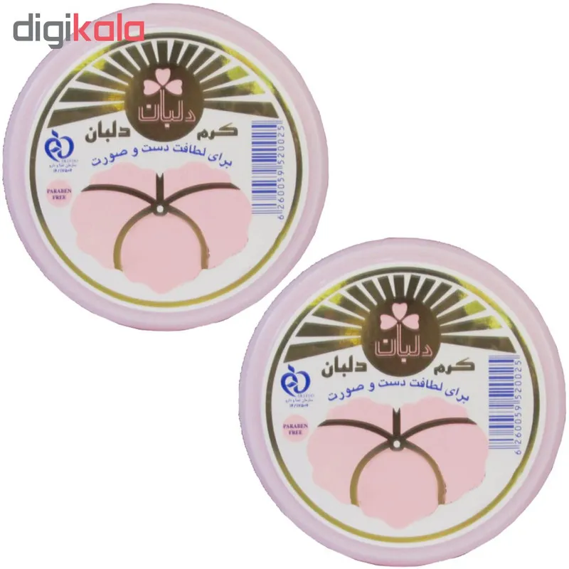کرم مرطوب کننده دلبان مدل DB02 حجم 90 میلی لیتر مجموعه 2 عددی - تصویر 2