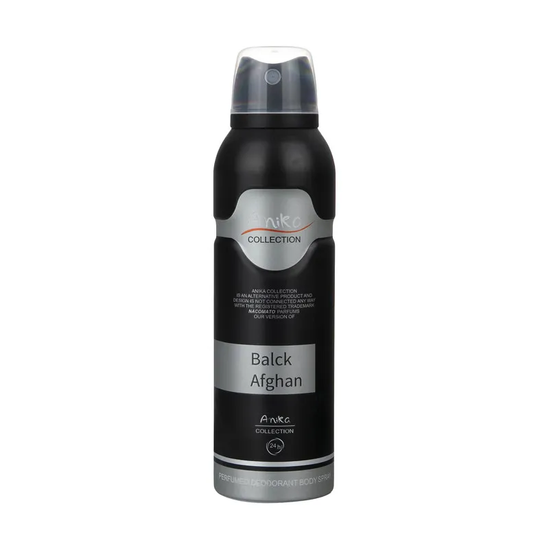 اسپری ضد تعریق مردانه آنیکا مدل Black Afghan حجم 200 میلی لیتر