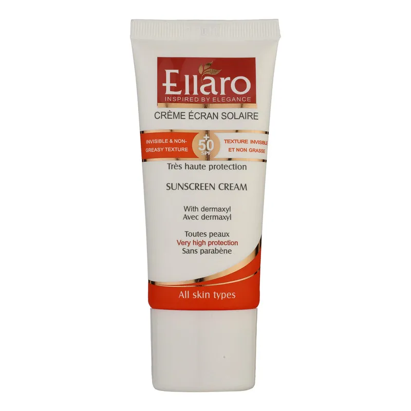ضد آفتاب بدون رنگ الارو مدل SPF50 محافظ UVA ،UVB، ضد چروک، مناسب انواع پوست تحت لیسانس حجم 50 میلی‌لیتر - تصویر 3