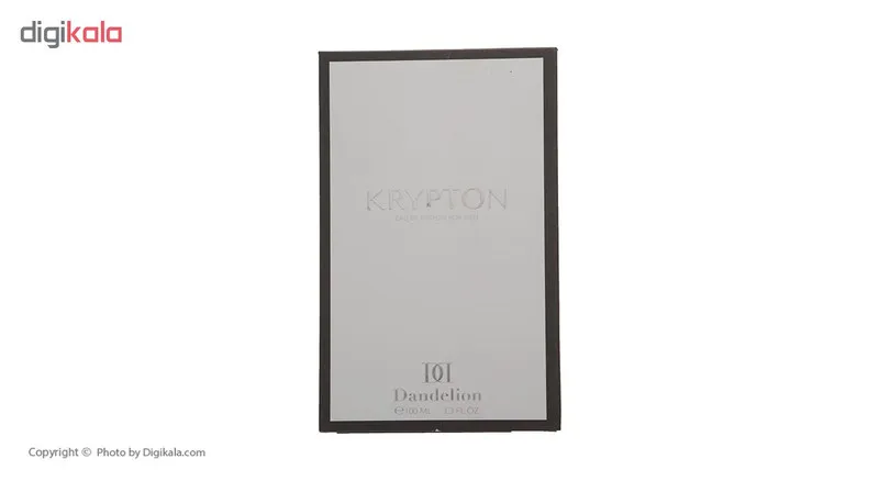 ادو پرفیوم مردانه دندلیون مدل Krypton حجم 100 میلی لیتر - تصویر 4