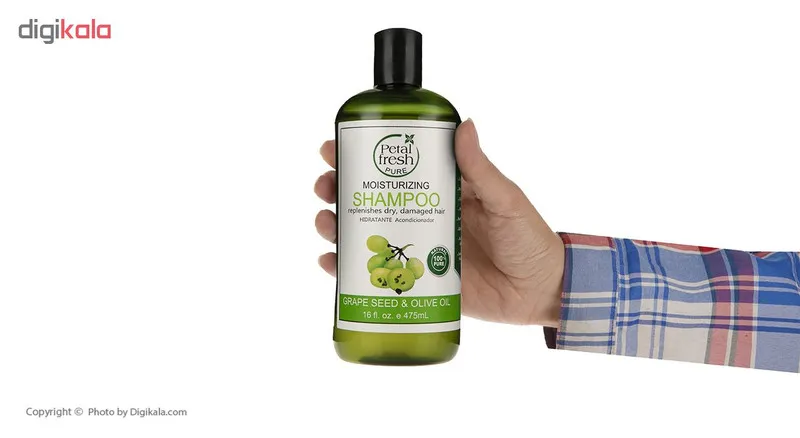 شامپو مو پتال فرش مدل Grape Seed & Olive حجم 475 میلی لیتر - تصویر 4