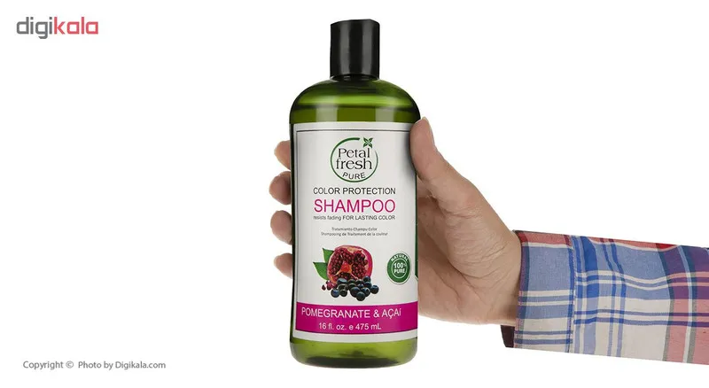 شامپو مو پتال فرش مدل Pomegranate & Acai حجم 475 میلی لیتر - تصویر 4