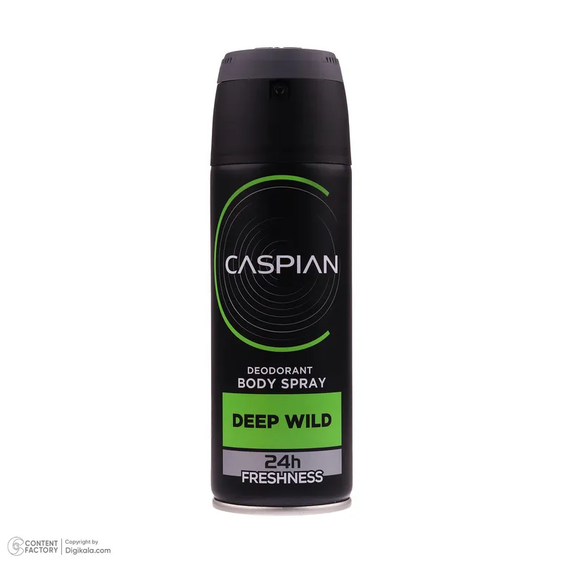 اسپری دئودورانت بدن مردانه کاسپین مدل DEEP WILD حجم 150 میلی لیتر - تصویر 2