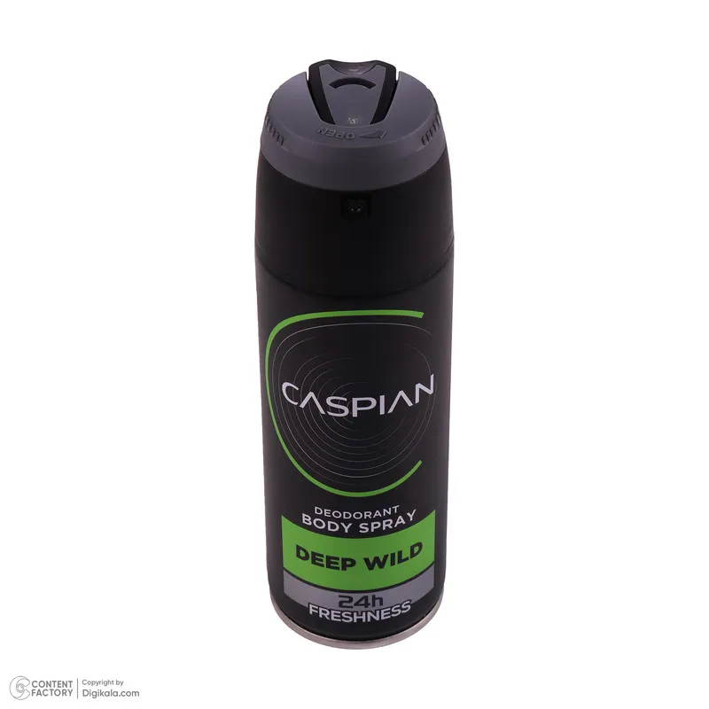 اسپری دئودورانت بدن مردانه کاسپین مدل DEEP WILD حجم 150 میلی لیتر - تصویر 4