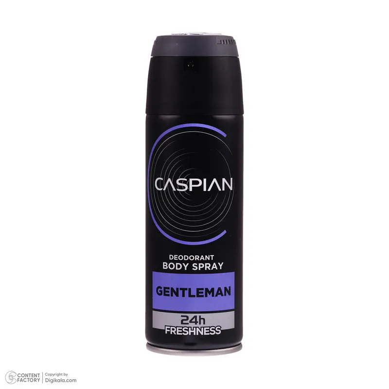 اسپری دئودورانت بدن مردانه کاسپین مدل GENTLEMAN حجم 150 میلی لیتر - تصویر 2