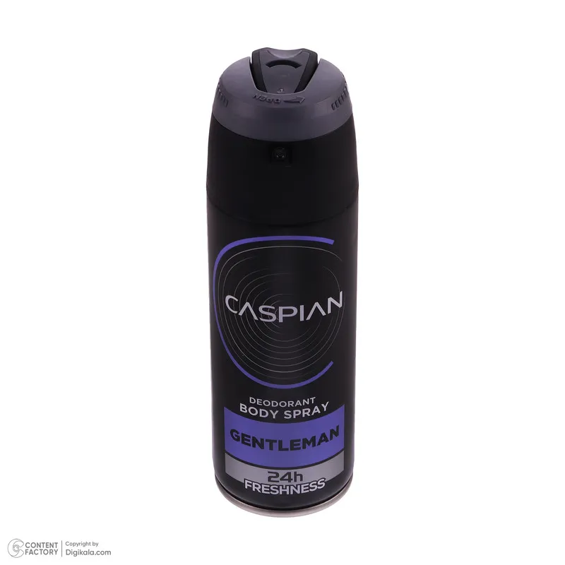 اسپری دئودورانت بدن مردانه کاسپین مدل GENTLEMAN حجم 150 میلی لیتر - تصویر 4