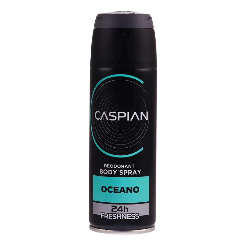 اسپری دئودورانت بدن مردانه کاسپین مدل OCEANO حجم 150 میلی لیتر