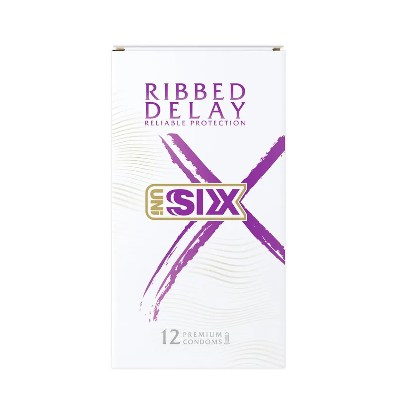 کاندوم سیکس مدل Ribbed Delay-N بسته 12 عددی