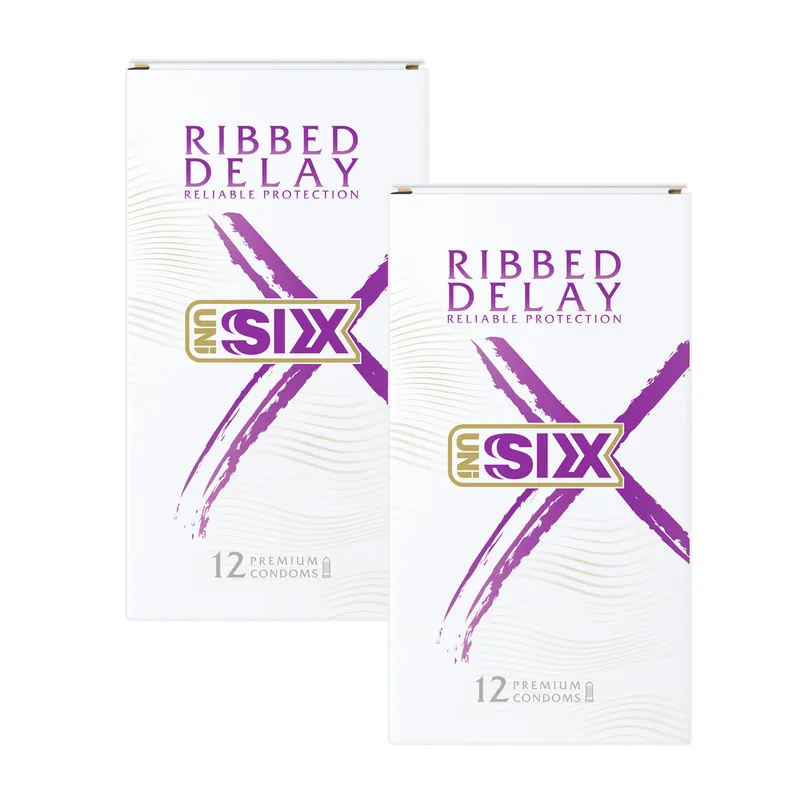 کاندوم سیکس مدل Ribbed Delay-N دو بسته 12 عددی - تصویر 2
