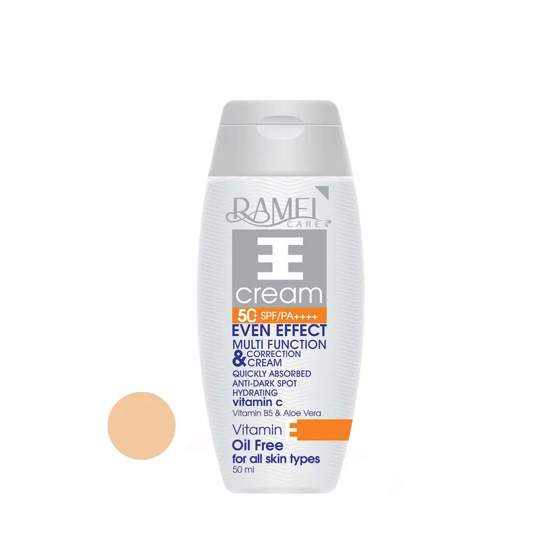 فلوئید ضد آفتاب رنگی رامل SPF 50 مدل EE 03-حاوی محافظ،PA+++،UVA،UVB،ضد چروک،ضد لک،جوان کننده،آبرسان،کاهش دهنده آکنه مناسب انواع پوست،حجم 50 میلی لیتر - تصویر 2