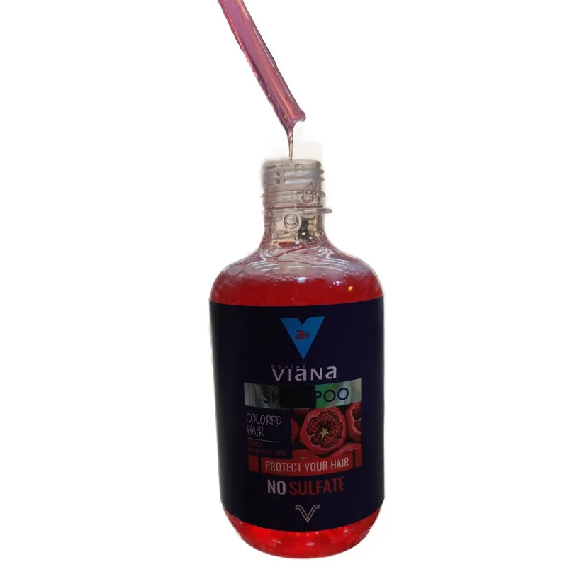 شامپو تثبیت کننده رنگ مو ویانا مدل punica granatum fruit مناسب انواع مو حجم 500 میلی لیتر - تصویر 2